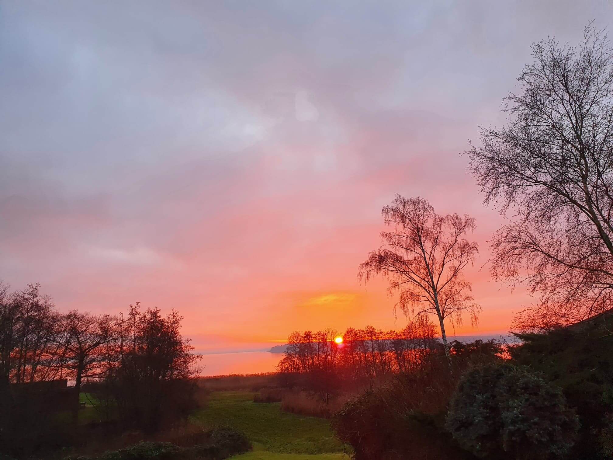 En solnedgang